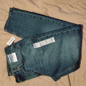 Old Navy Men's Built-In Flex Blue Jeans 34X30